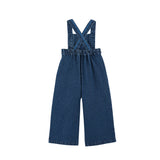 Emile Et Ida :: Embroidered Denim Overalls Denim