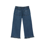 Emile Et Ida :: Embroidered Denim Sailor Trous Denim