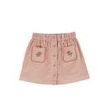 Emile Et Ida :: Embroidered Flowers Pocket Ski Peony
