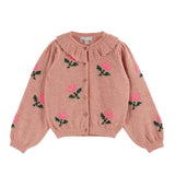 Emile Et Ida :: Flowers Cardigan Rose