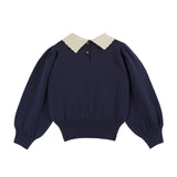 Emile Et Ida :: Pierrot Collar Pullover Marine
