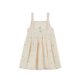 Emile Et Ida -  Robe Brodee Coeur Creme