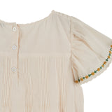 Emile Et Ida :: Robe Brodee Creme / Yellow