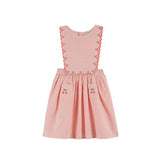 Emile Et Ida -  Robe Tablier Brodee Cerises Vivi