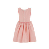 Emile Et Ida -  Robe Tablier Brodee Cerises Vivi