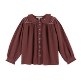 Emile Et Ida :: Smocked Blouse Violine