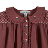 Emile Et Ida :: Smocked Blouse Violine
