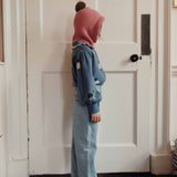 Emile Et Ida - Pantalon Denim Genouillere Bleu Delave