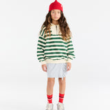 The Animals Observatory :: Blowfly Kid Sweatshirt Green Stripe