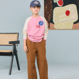 The Animals Observatory - Anteater Kid Long Sleeve T-Shirt Red