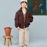 The Animals Observatory - Homard Kid Bomber Jacket Dark Brown