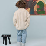 The Animals Observatory - Boxfish Kid Sweater Raw White