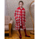 Fish And Kids :: Red Checks Coat