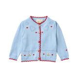 Floess -  Blanca Cardigan Blue Sky