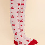 Floess - Vera Tights 2-Pack Pink-Red Glitter 2-Pack