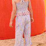 Louise Misha :: Pants Loukini Blue Seaside Stripes