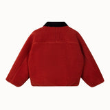 Wynken - Fuzzy Reversible Jacket Navy Rusty Bear
