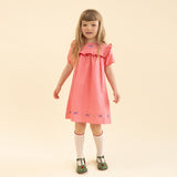 Floess -  Rosa Dress Dark Rose
