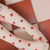 Floess :: Vera Tights Pointelle Berry