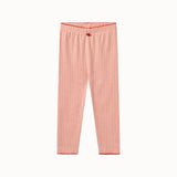 Floess - Liva Pointelle Leggings Warm Pink