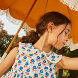 Hello Simone -  Francoise Dress Sablet Blue