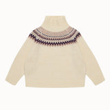 Fub - Lambswool Fair Isle Sweater Creme