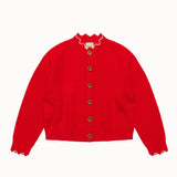 Fub - Rib Cardigan Classic Red