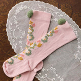 Louise Misha - Socks Chelie Blush