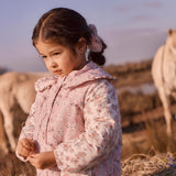 [Drop 2] Louise Misha - Coat Jilou Pink Linden Blossom - Cream Carnation Vale
