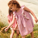 [Coming soon] Louise Misha :: Dress Martine Pink Pomelo Checks