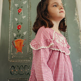 Louise Misha - Dress Orana Raspberry Checks