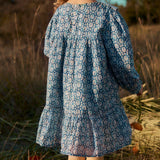 Louise Misha - Dress Solena Navy Snowfall Flower