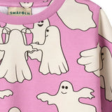 Smafolk -  Gala Long-Sleeved Top With Dancing Ghosts Sweet Lilac