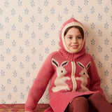 Hello Simone - Ziply Cardigan Rabbit Rose
