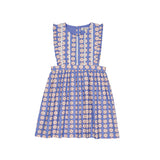 Hello Simone -  Minouche Dress Pomponette Blue