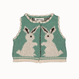 [Pre-Order] Hello Simone - Baby Penny Vest Rabbit Aqua