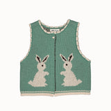 Hello Simone -  Penny Vest Rabbit Aqua