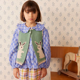 Hello Simone -  Penny Vest Rabbit Aqua