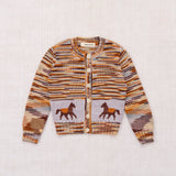 Misha And Puff :: Horse Trot Cardigan Viola Space Dye