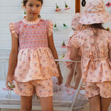 Bachaa -  Icarie Blouse & Short Set Bird Print