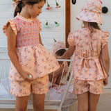 Bachaa -  Icarie Blouse & Short Set Bird Print