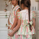 Bachaa :: Sunbeam Blouse & Short Set Arabesque Print