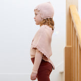 Iver and Isla:: Lace-Edge Shawl Blush