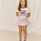 Misha And Puff -  Eyelet Popcorn Skating Skirt Aura