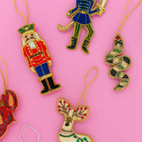 Jollity & Co. :: Red & Blue Nutcracker Ornament
