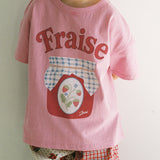 Juni :: Jnr Fraise Tee  Pink