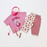 Juni :: Jnr Fraise Tee  Pink