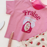 Juni :: Jnr Fraise Tee  Pink