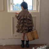 Wonnyribbon :: Ruffle Trench Coat