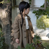 Wonnyribbon :: Ruffle Trench Coat